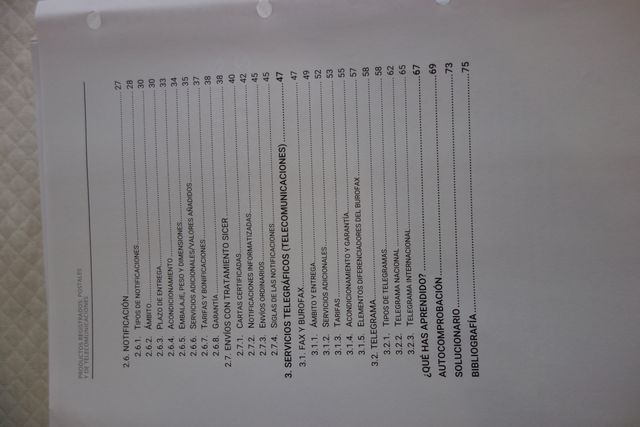 TEMARIO PARA OPOSICIONES