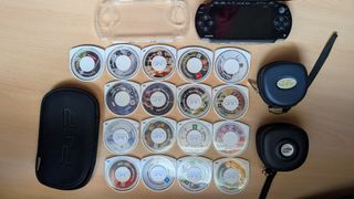 PSP 1004 negra + juegos