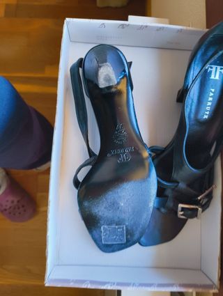 Sandalias Farrutx negras piel