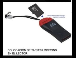 Lector tarjetas micro SD