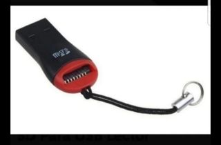 Lector tarjetas micro SD