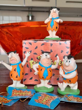 4 Statuette Flintstones 7cm