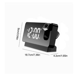 DESPERTADOR RELOJ CON PROYECTOR ALARMA