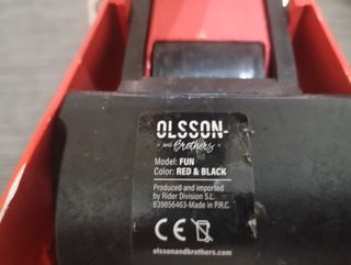 Patinete Globber rojo infantil