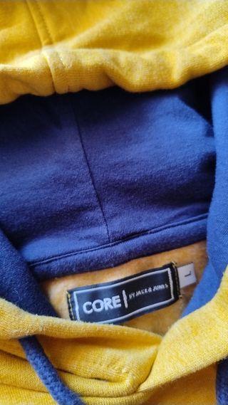 Sudadera Jack&Jones amarilla de chico - Talla L