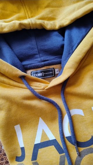 Sudadera Jack&Jones amarilla de chico - Talla L