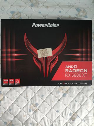 CAJA RX 6600 XT POWER COLOR RED DEVIL 