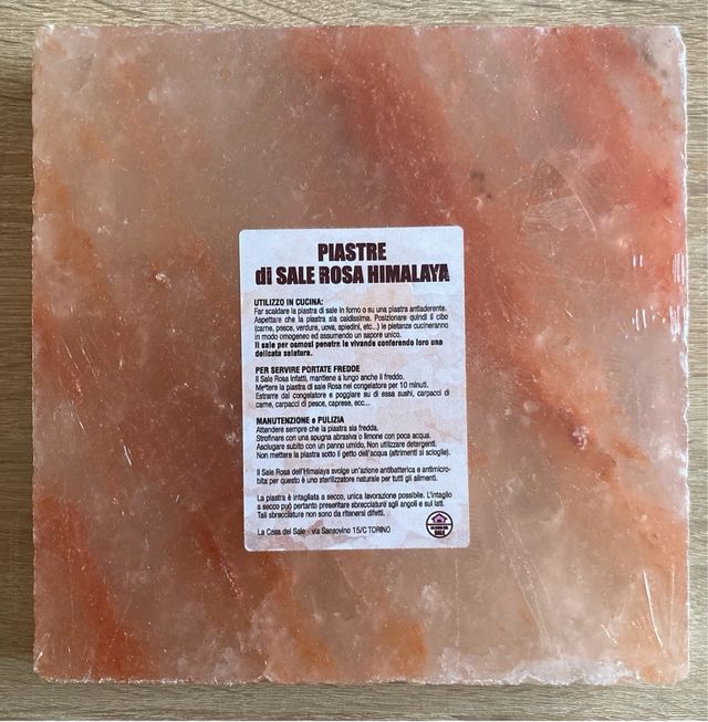 Piastra Sale Rosa Himalaya La Casa del Sale