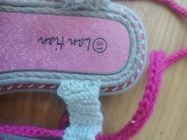 Sandalias niña beige y rosa talla 31