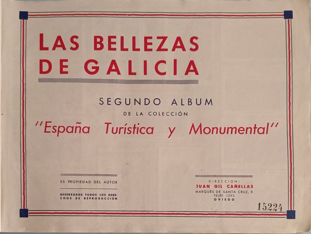 Álbum de cromos antiguo