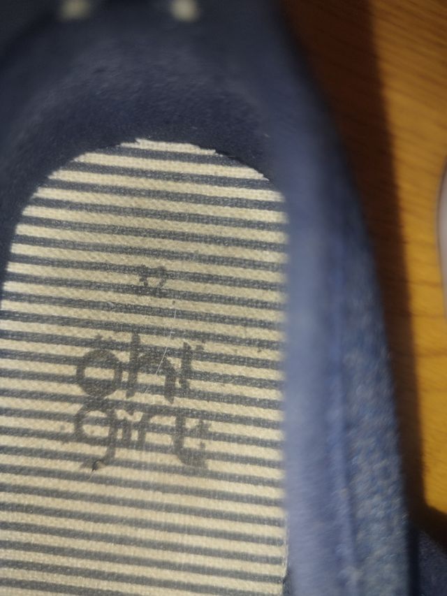 Manoletinas niña azul marino talla 32