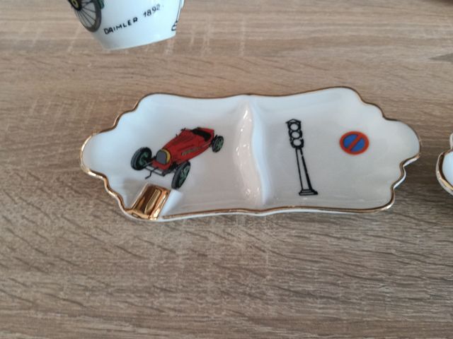 Juego porcelana tu y yo vintage