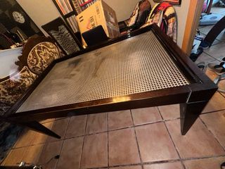 Mesa Comedor  Madera Maciza fresno color vengue 