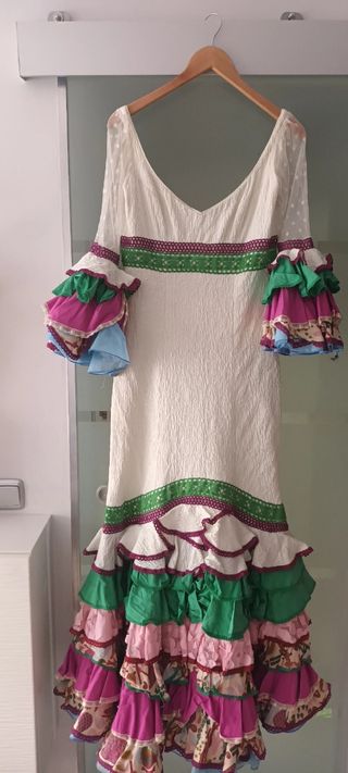 Traje Flamenca multicolor