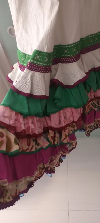 Traje Flamenca multicolor