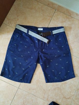 Lote Bermudas juveniles hombre 