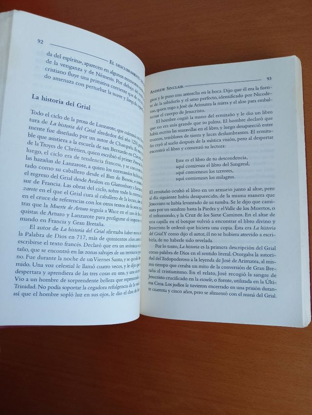 El descubrimiento del grial, Andrew Sinclair