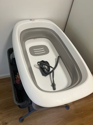 Bañera plegable Twistshake con soporte