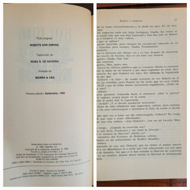 Robots E Imperio/Robots and Empire (Spanish Edi...