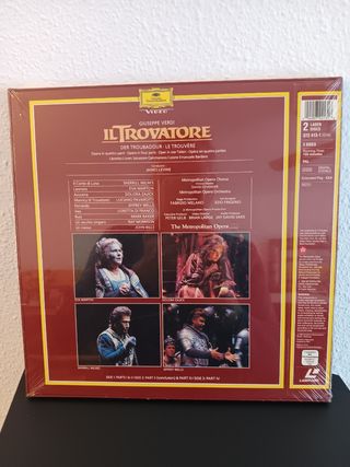 Opera Il Trovatore. G. Verdi,LASER DISC