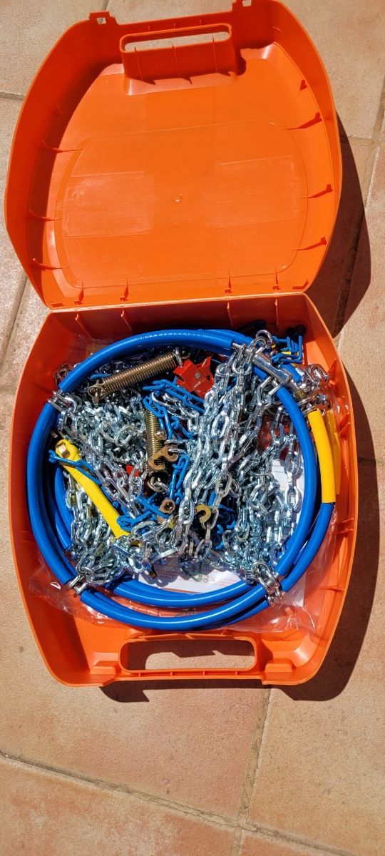 Cadenas para nieve con cable extensible