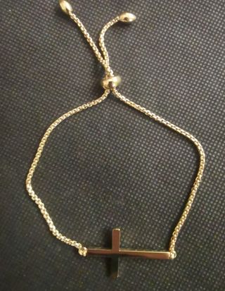 Pulsera Heideman dorada cruz