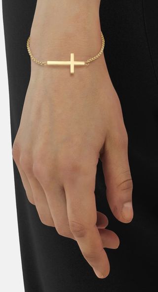 Pulsera Heideman dorada cruz