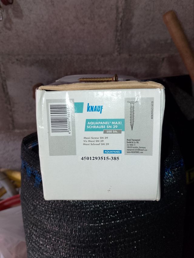 Viti Knauf Aquapanel 500pz da 39 mm