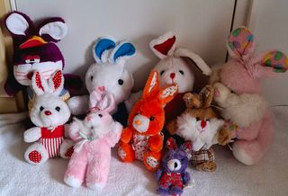 Lotto peluche conigliette