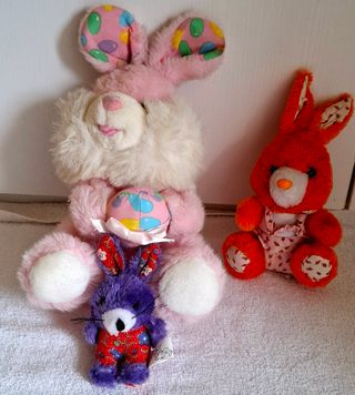 Lotto peluche conigliette