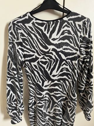 Vestoto zebrato con palette