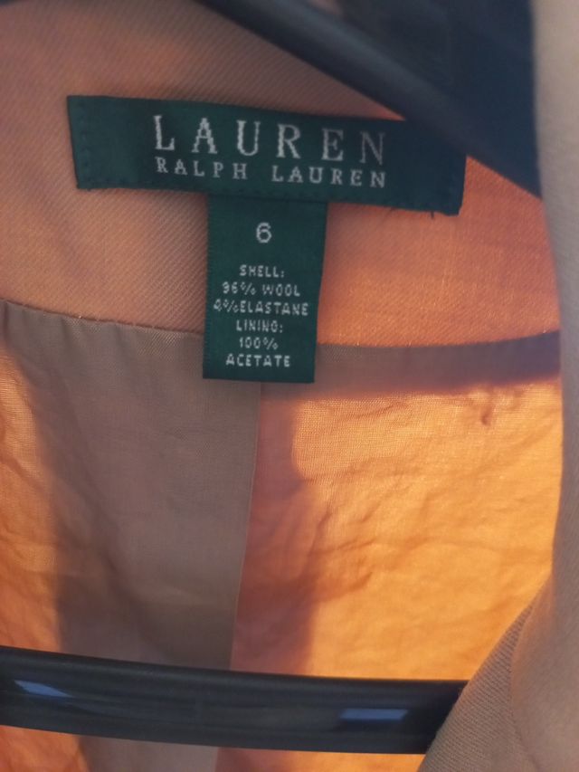 Chaqueta Lauren Ralph Lauren beige