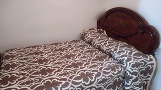 Cabecero, piecero y somier matrimonio