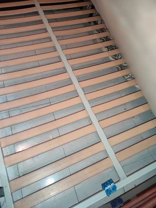 Cabecero, piecero y somier matrimonio