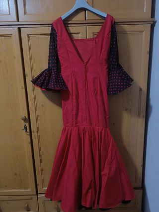 Traje Flamenca Rojo - Talla M (38)