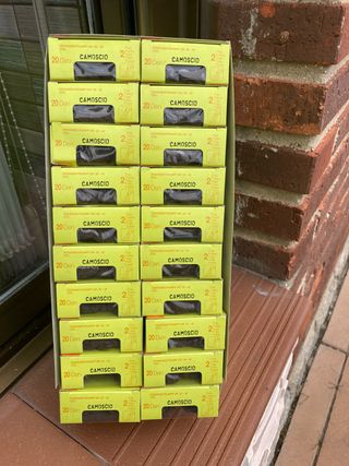 20 pares Medias Marrón CAMOSCIO 20 Den por 20€