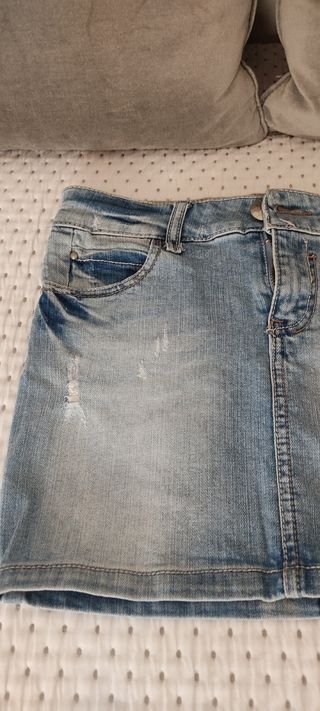Falda vaquera Stradivarius talla 34 