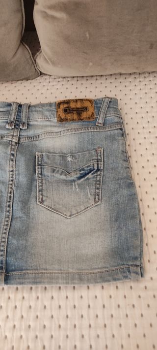 Falda vaquera Stradivarius talla 34 