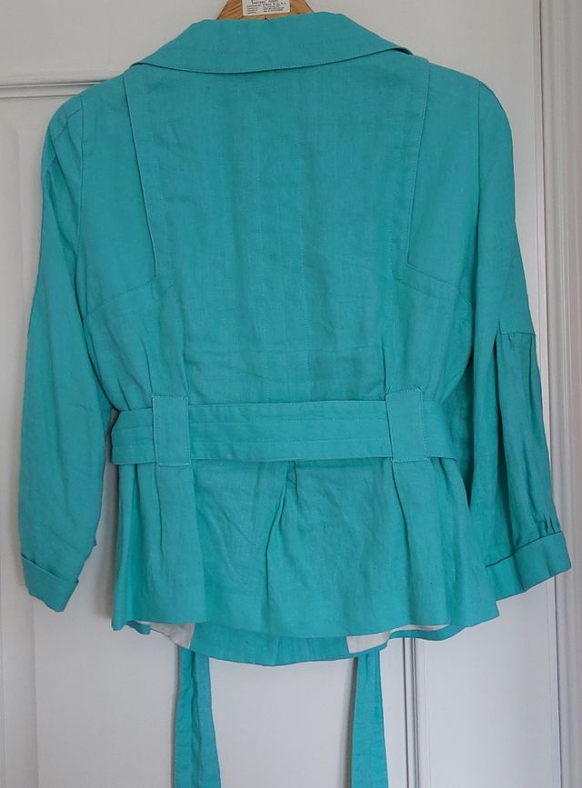 Chaqueta turquesa de Zara