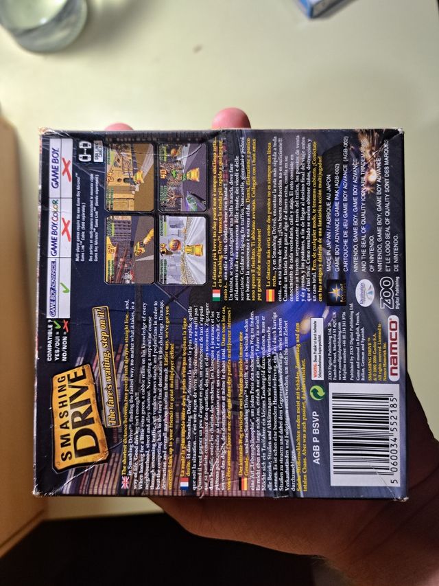 Smashing Drive PAL España Completo GBA