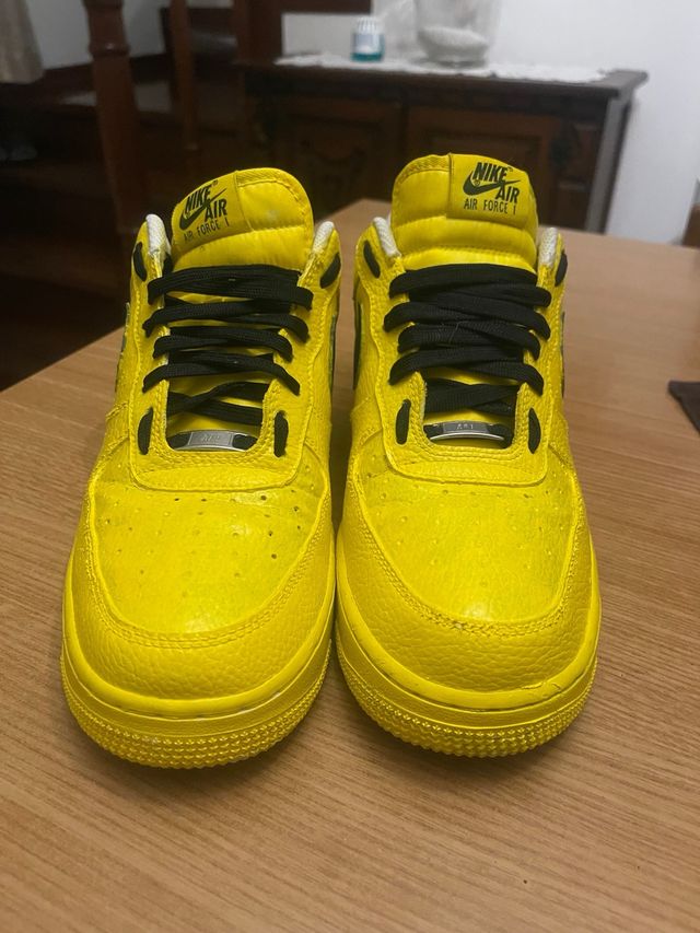 Nike Air Force 1 gialle custom
