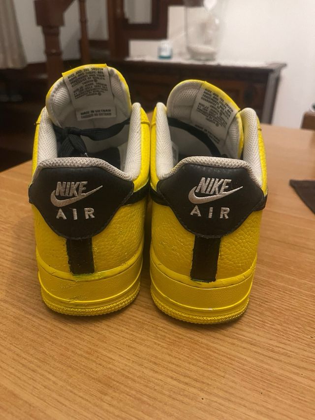 Nike Air Force 1 gialle custom