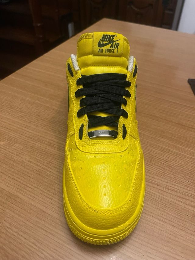 Nike Air Force 1 gialle custom