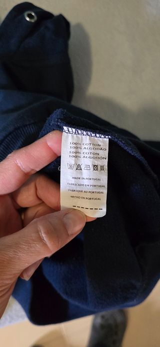 Sudadera azul marino niño