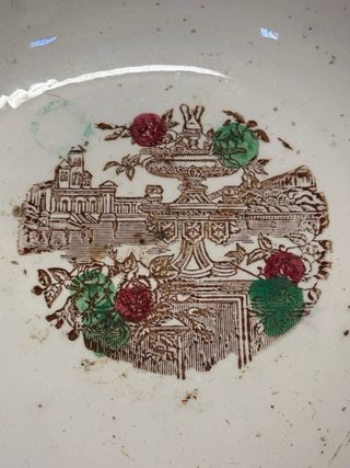 Antico Centrotavola Terraglia Felice Musso Anni 30