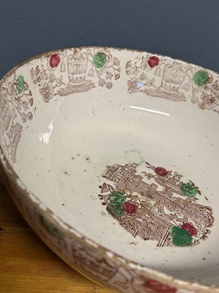 Antico Centrotavola Terraglia Felice Musso Anni 30