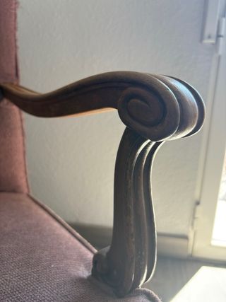 Butaca antigua madera