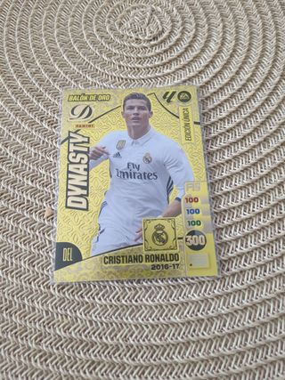 Carta Cristiano Ronaldo Balón de Oro Adrenalyn