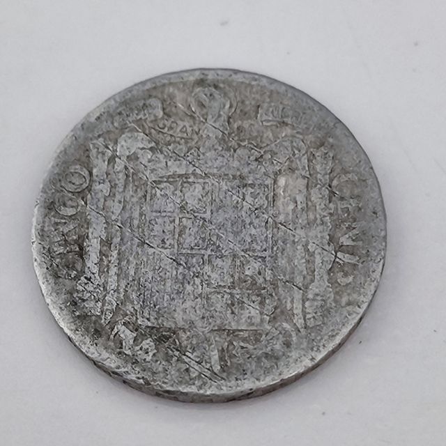 F28 Moneda 5 céntimos España 1953 BC Escasa