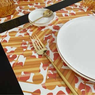 Mantel individual vinilo diseño africano